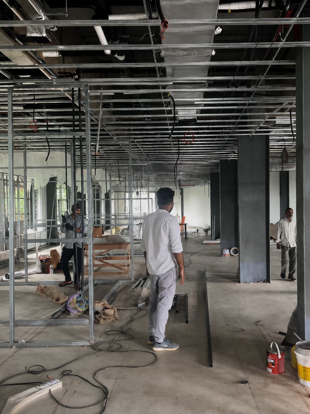 Setting out an office fit-out